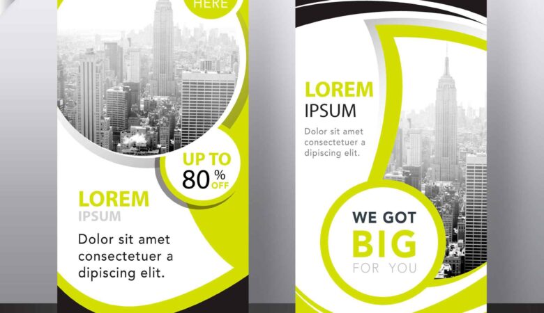 The Style and Strategy Behind Roll Up Banners